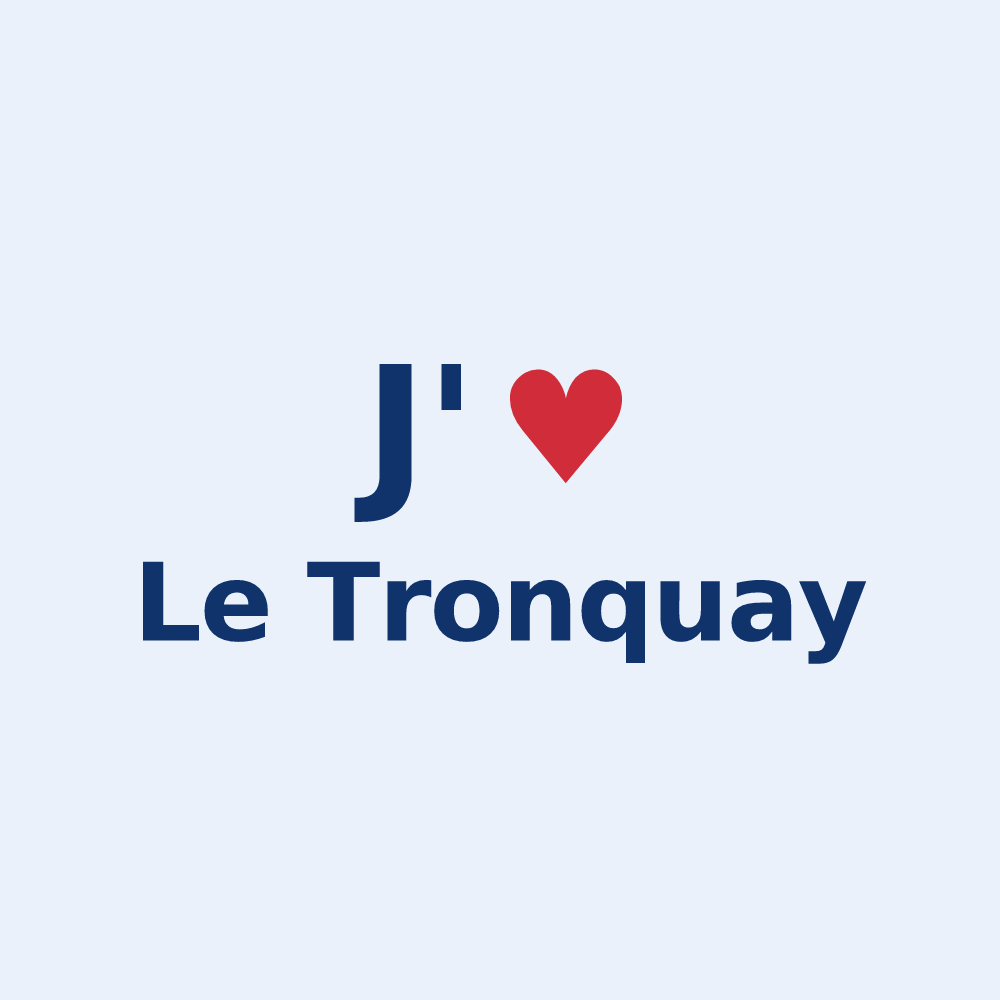 Sticker personnalisé Le Tronquay — design J'aime Le Tronquay