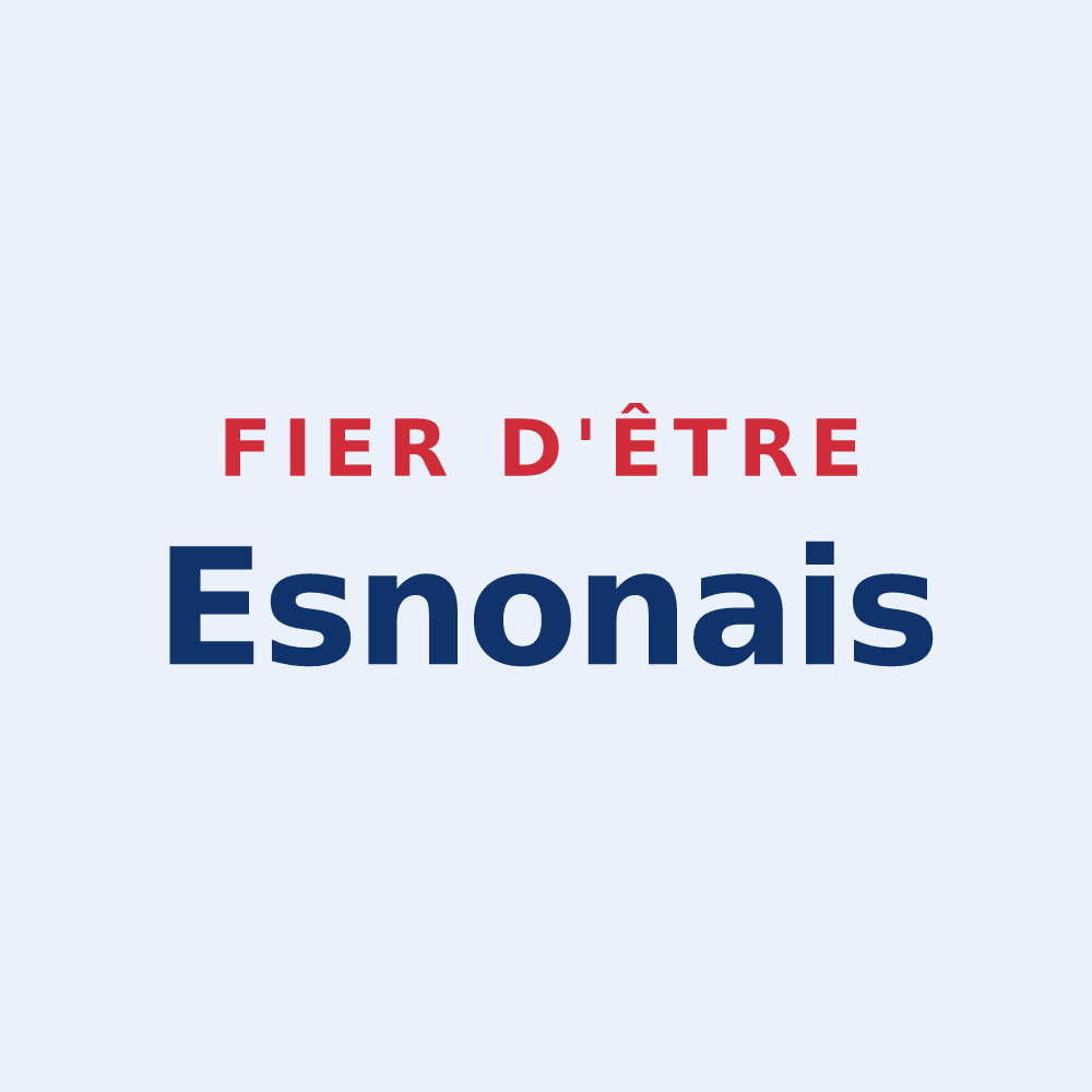 Sticker « Fier d'être Esnonais » — design pour Le Val-d'Esnoms