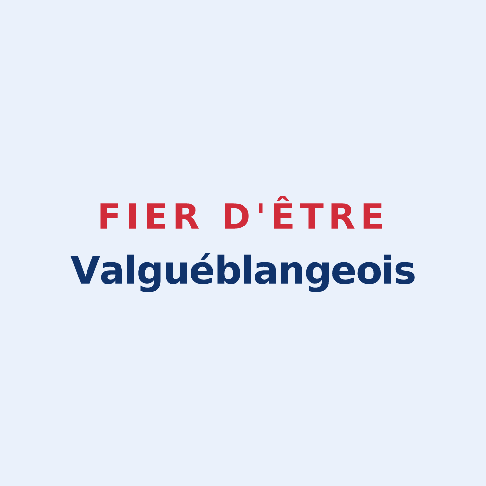 Sticker « Fier d'être Valguéblangeois » — design pour Le Val-de-Guéblange