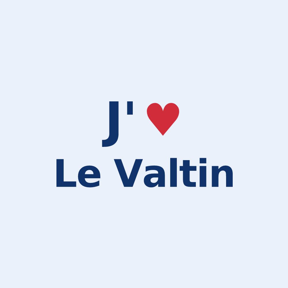 Sticker personnalisé Le Valtin — design J'aime Le Valtin
