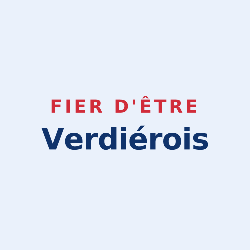 Sticker « Fier d'être Verdiérois » — design pour Le Verdier