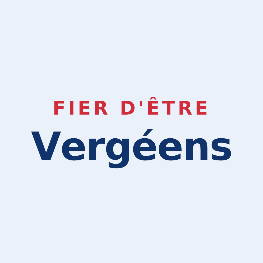 Sticker « Fier d'être Vergéens » — design pour Le Verger