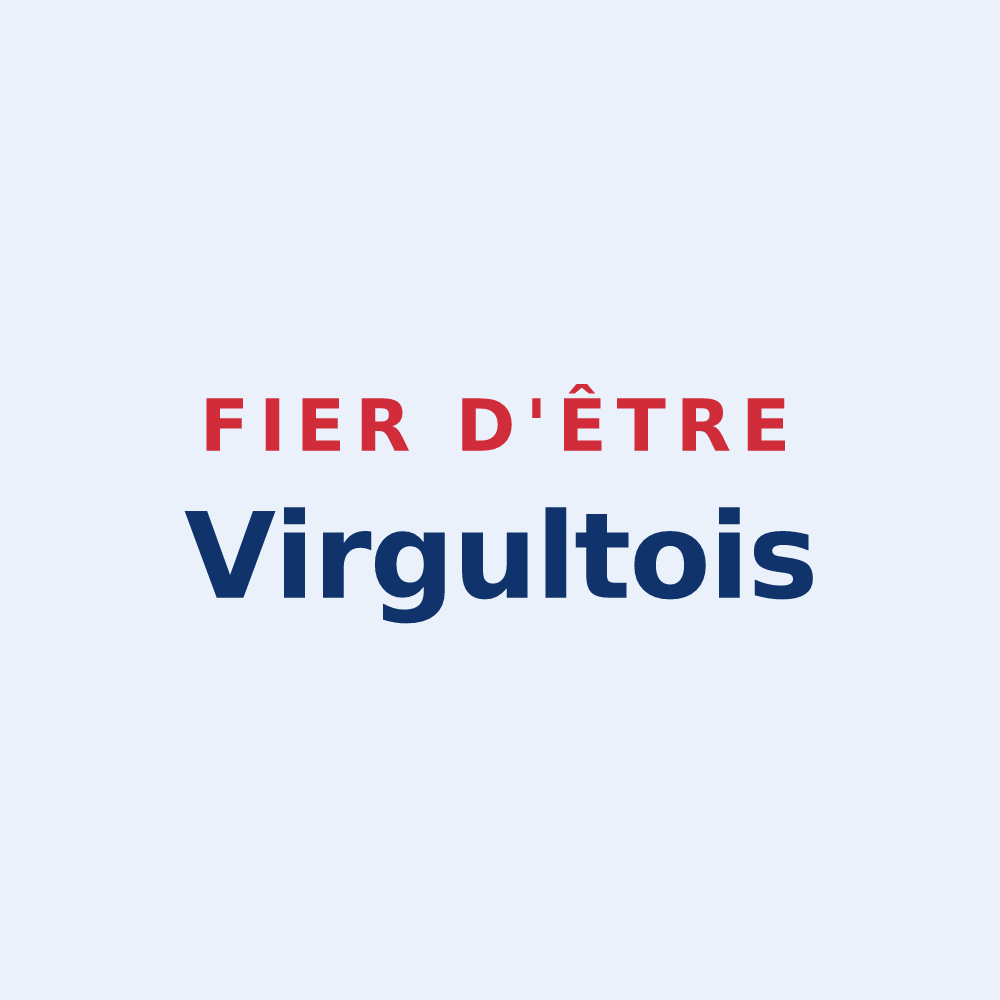 Sticker « Fier d'être Virgultois » — design pour Le Verguier