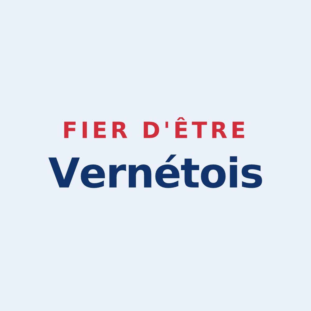 Sticker « Fier d'être Vernétois » — design pour Le Vernet