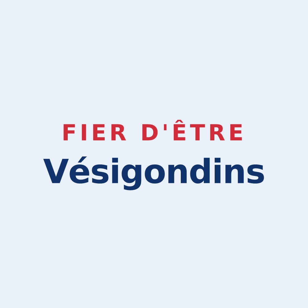 Sticker « Fier d'être Vésigondins » — design pour Le Vésinet