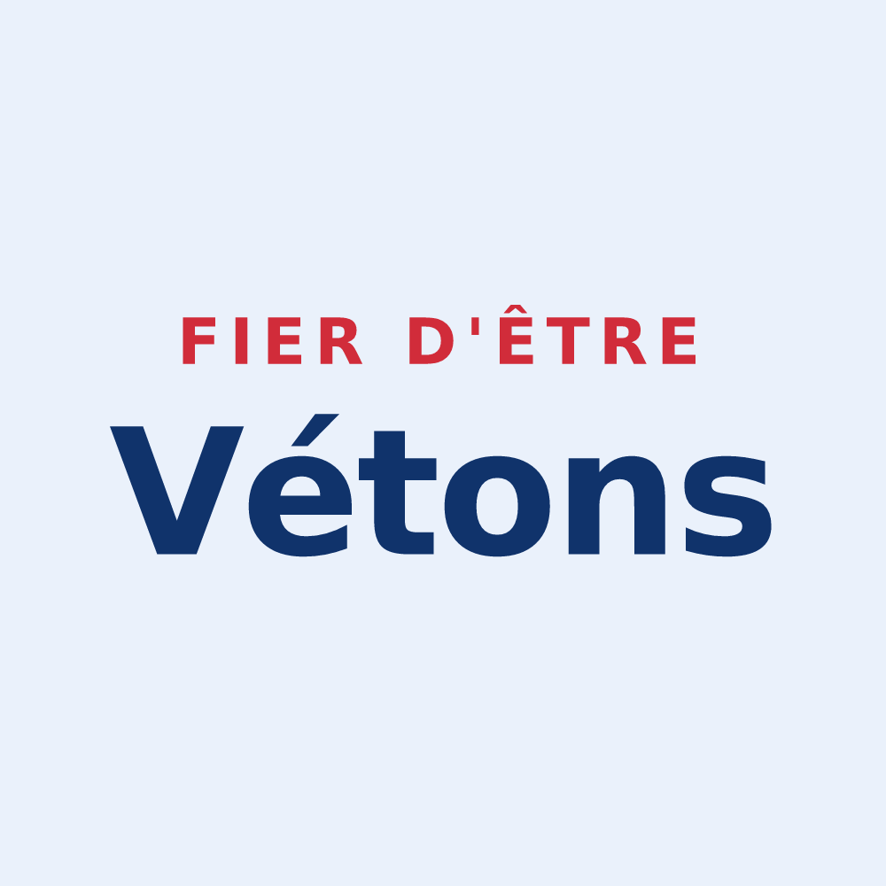 Sticker « Fier d'être Vétons » — design pour Le Vey