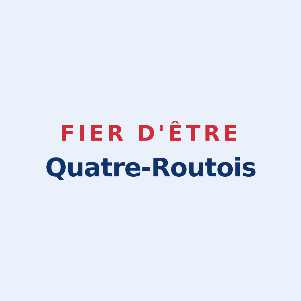 Sticker « Fier d'être Quatre-Routois » — design pour Le Vignon-en-Quercy