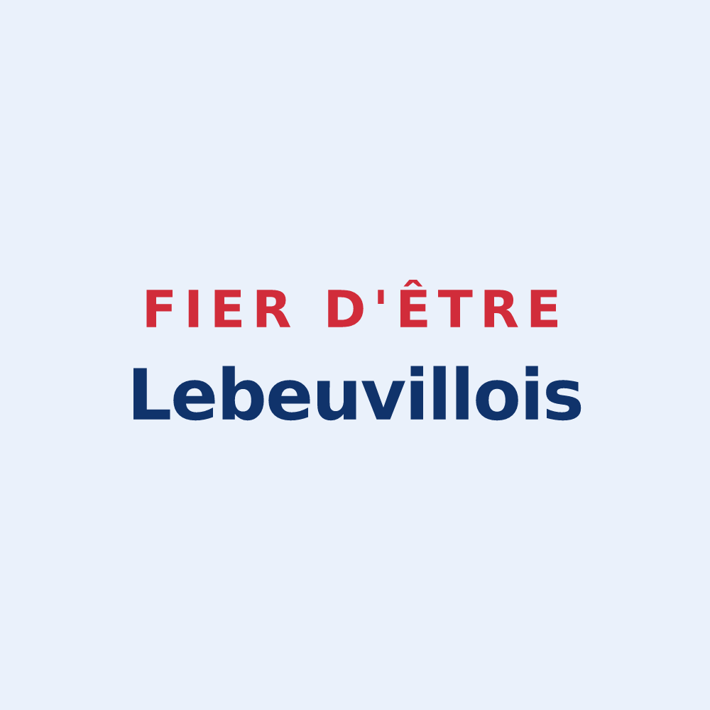 Sticker « Fier d'être Lebeuvillois » — design pour Lebeuville