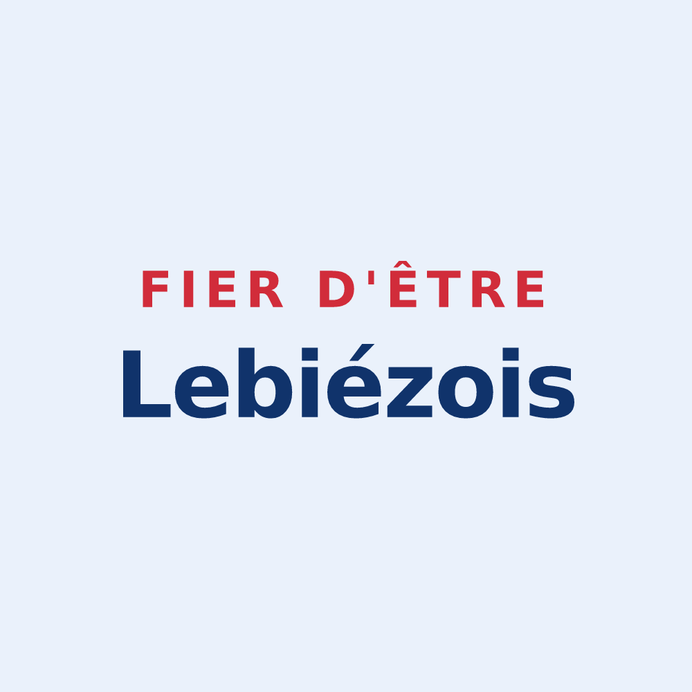 Sticker « Fier d'être Lebiézois » — design pour Lebiez