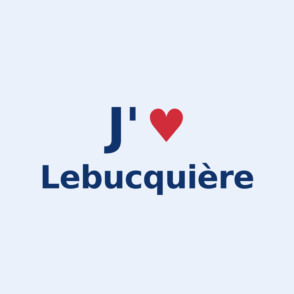 Sticker personnalisé Lebucquière — design J'aime Lebucquière