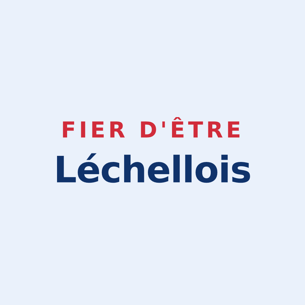 Sticker « Fier d'être Léchellois » — design pour Léchelle