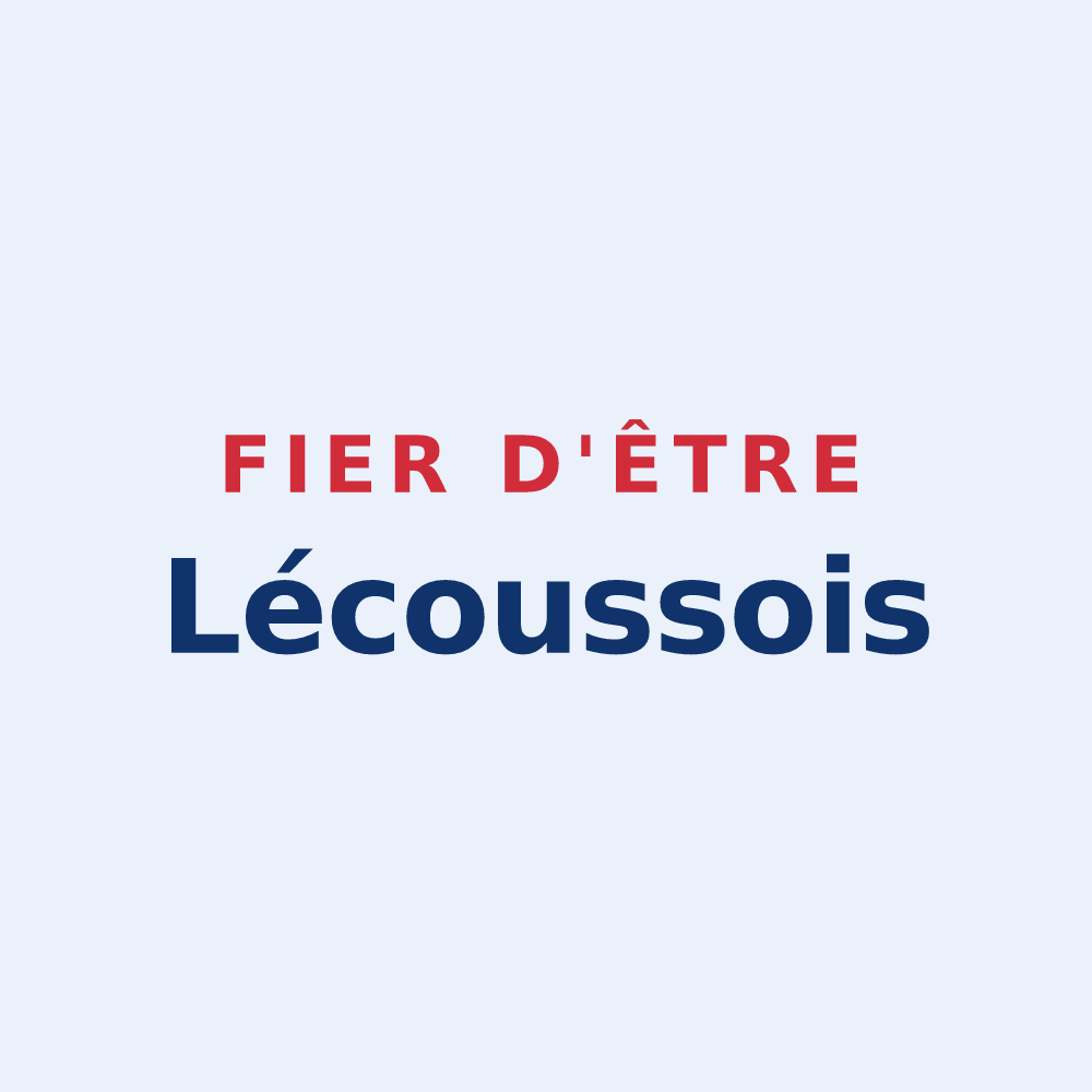 Sticker « Fier d'être Lécoussois » — design pour Lécousse