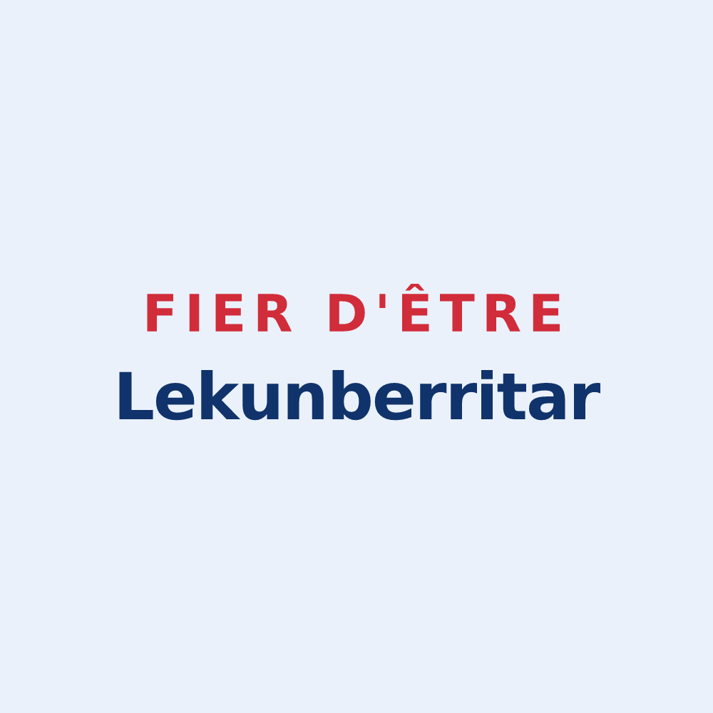 Sticker « Fier d'être Lekunberritar » — design pour Lecumberry