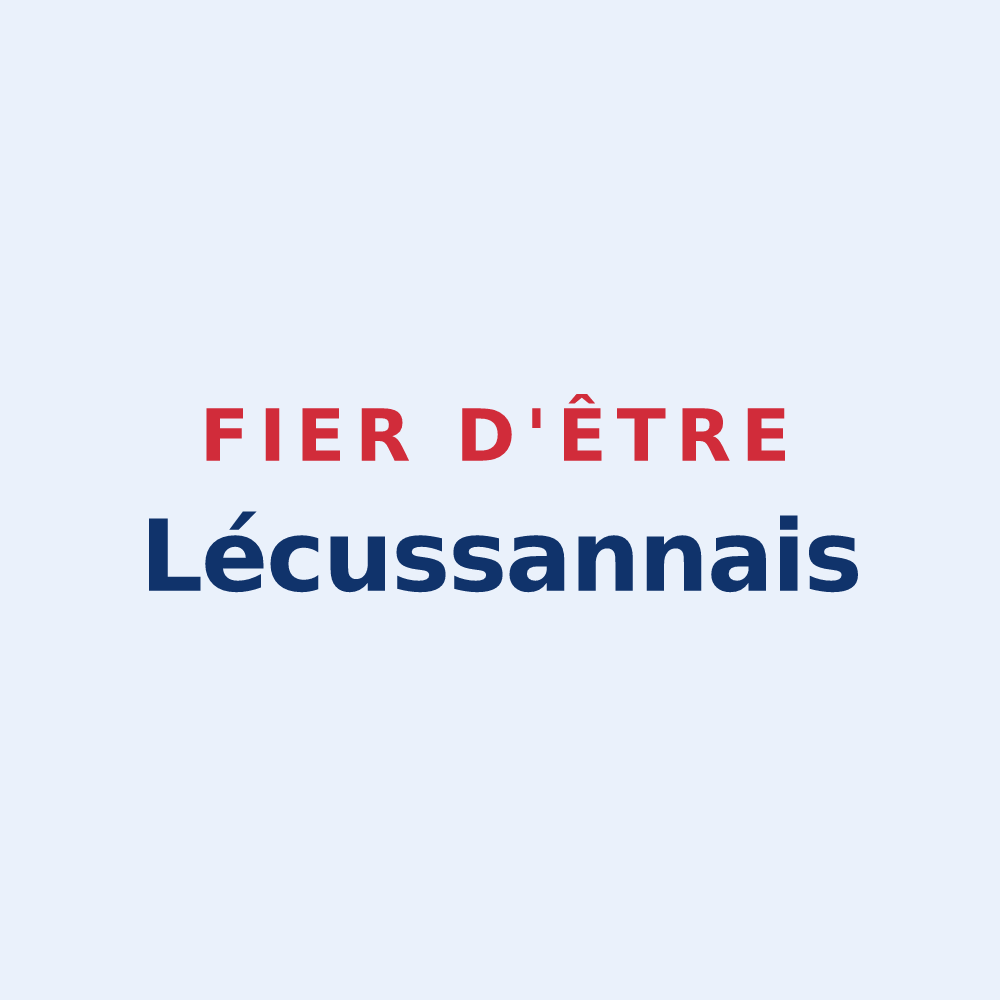 Sticker « Fier d'être Lécussannais » — design pour Lécussan