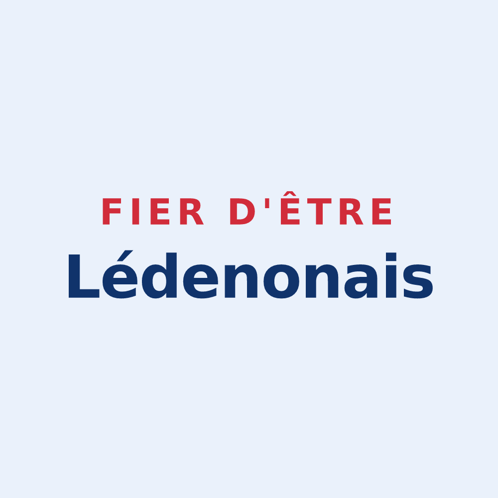 Sticker « Fier d'être Lédenonais » — design pour Lédenon