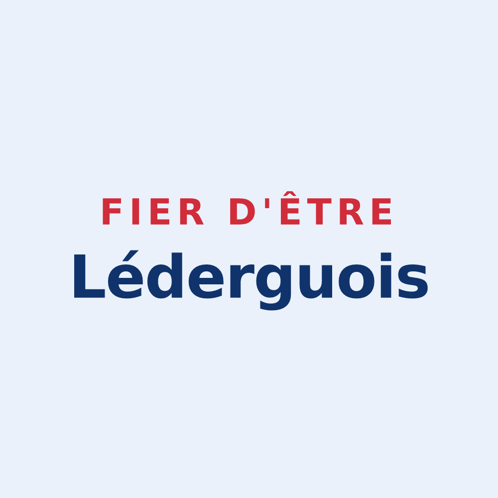 Sticker « Fier d'être Léderguois » — design pour Lédergues