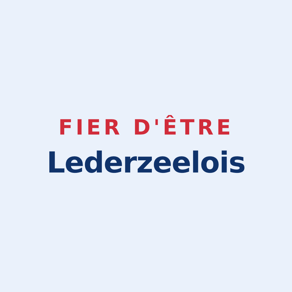 Sticker « Fier d'être Lederzeelois » — design pour Lederzeele