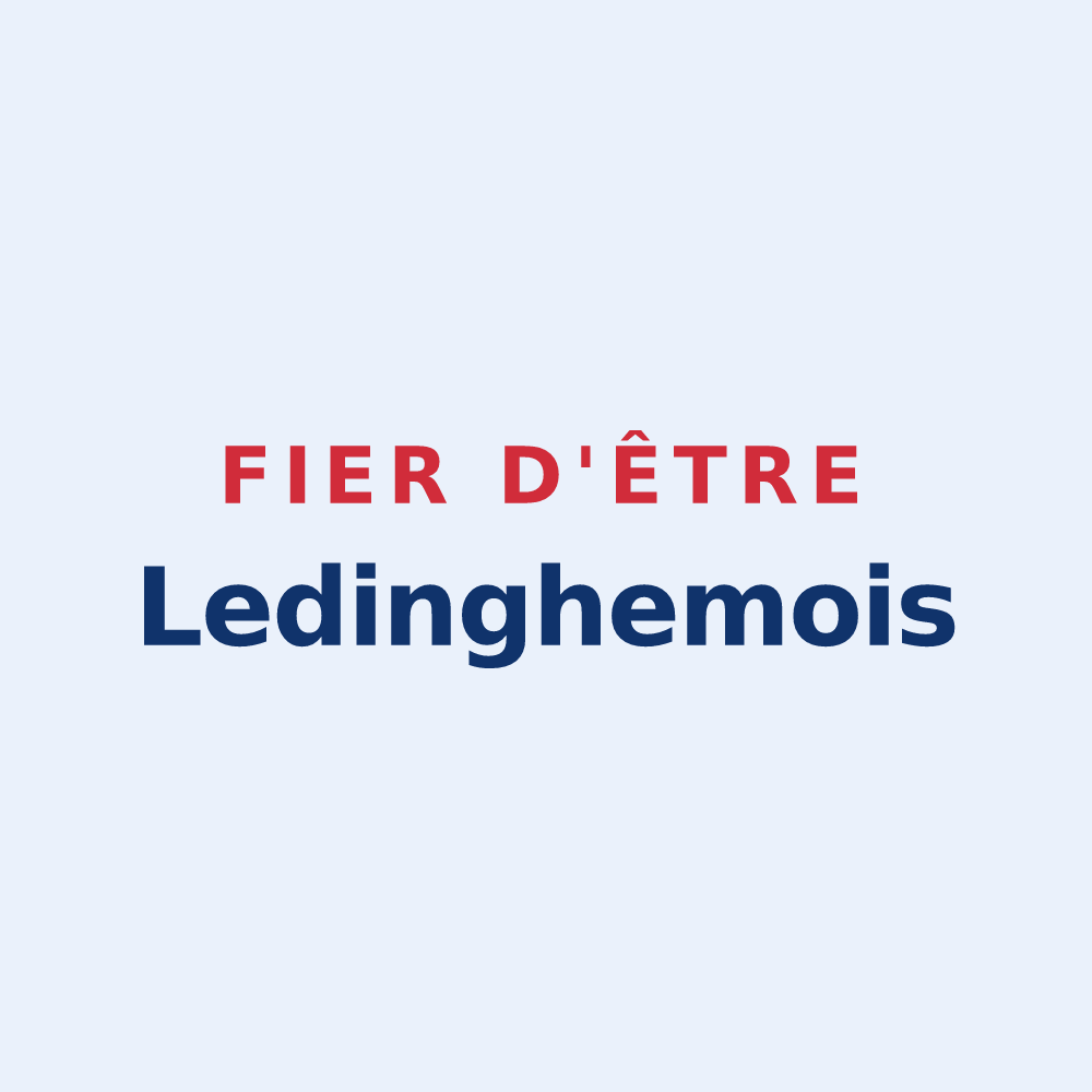 Sticker « Fier d'être Ledinghemois » — design pour Ledinghem