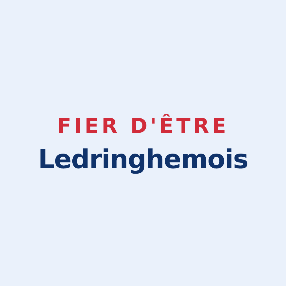 Sticker « Fier d'être Ledringhemois » — design pour Ledringhem