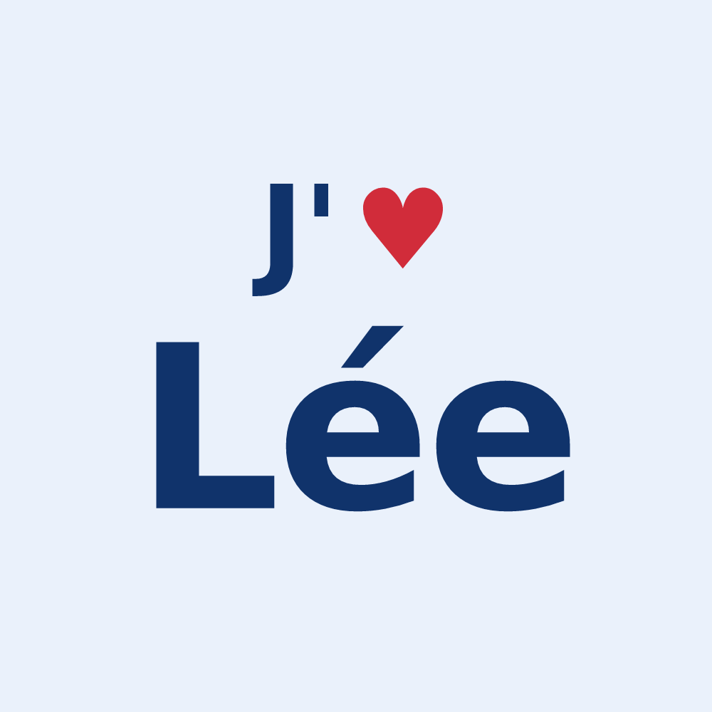 Sticker personnalisé Lée — design J'aime Lée