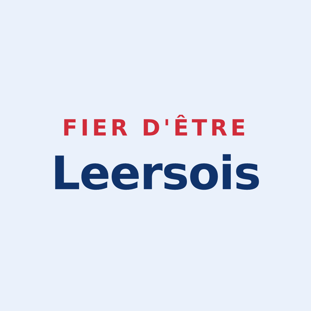 Sticker « Fier d'être Leersois » — design pour Leers