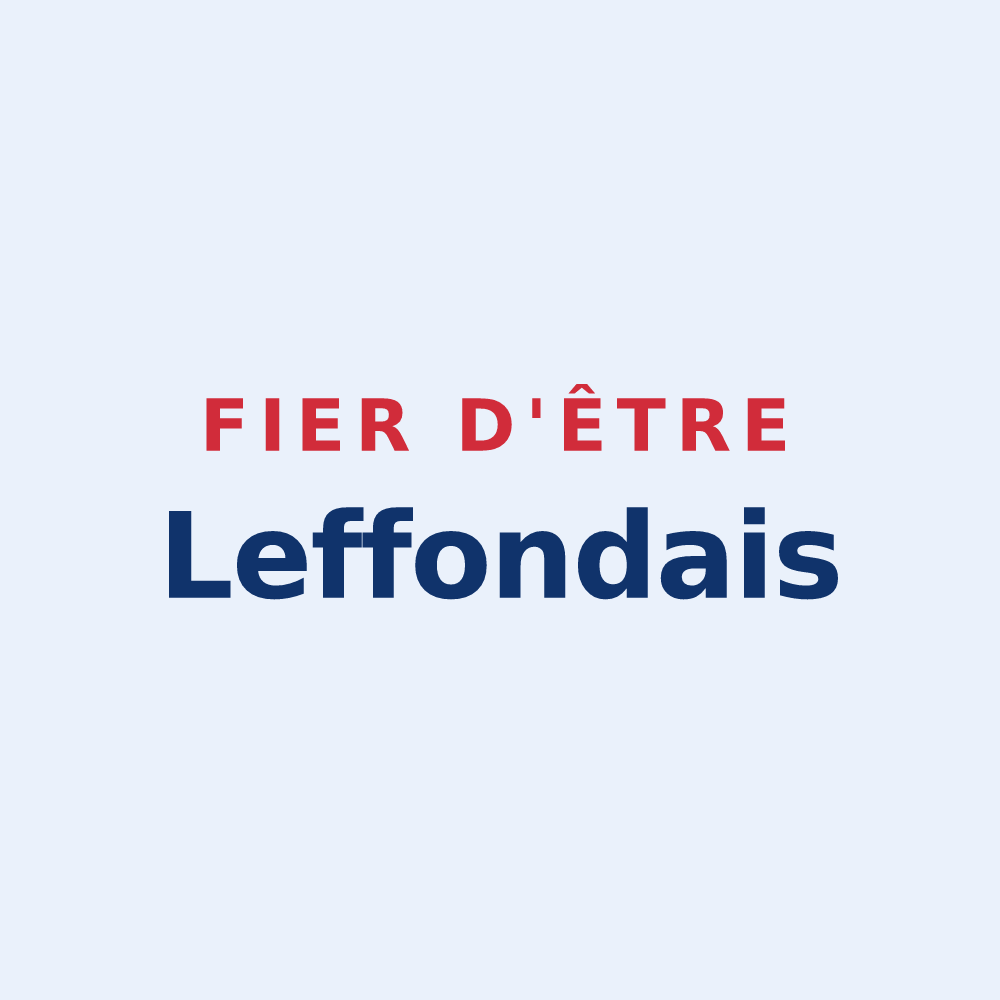 Sticker « Fier d'être Leffondais » — design pour Leffonds