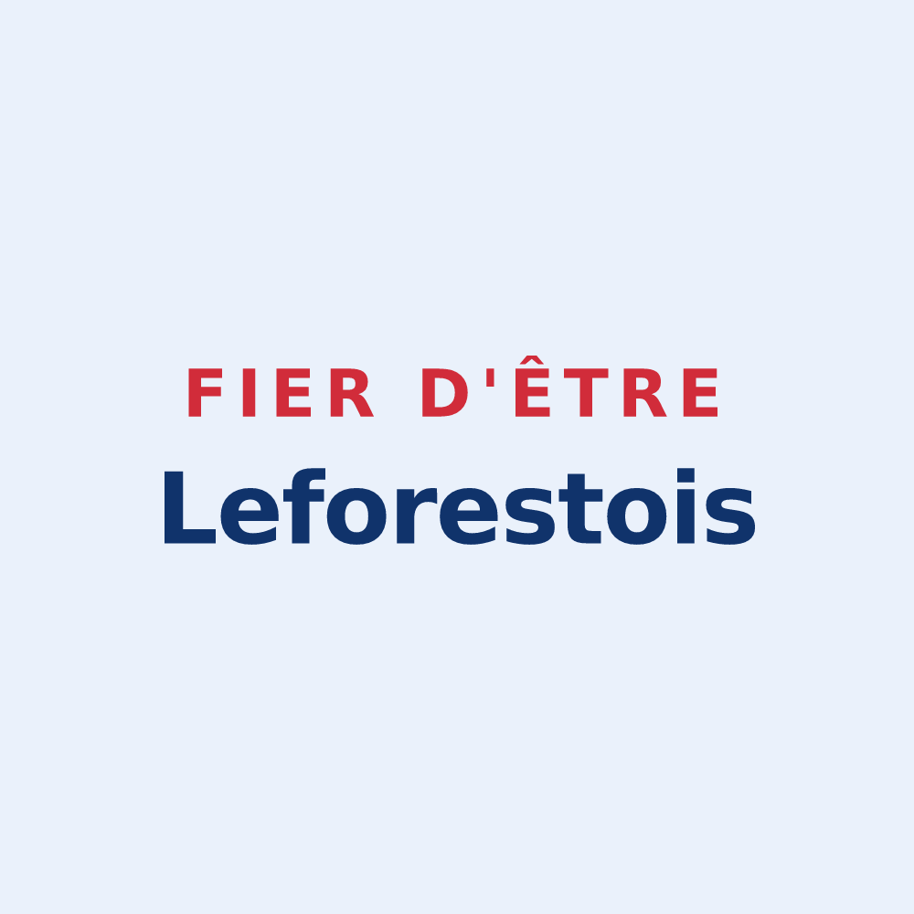 Sticker « Fier d'être Leforestois » — design pour Leforest