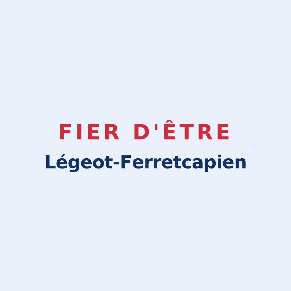 Sticker « Fier d'être Légeot-Ferretcapien » — design pour Lège-Cap-Ferret