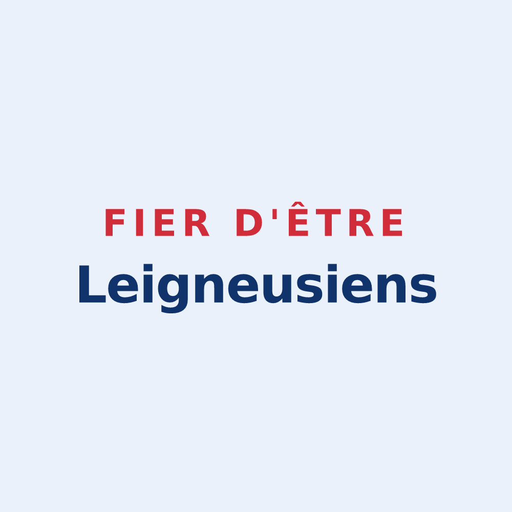 Sticker « Fier d'être Leigneusiens » — design pour Leigneux