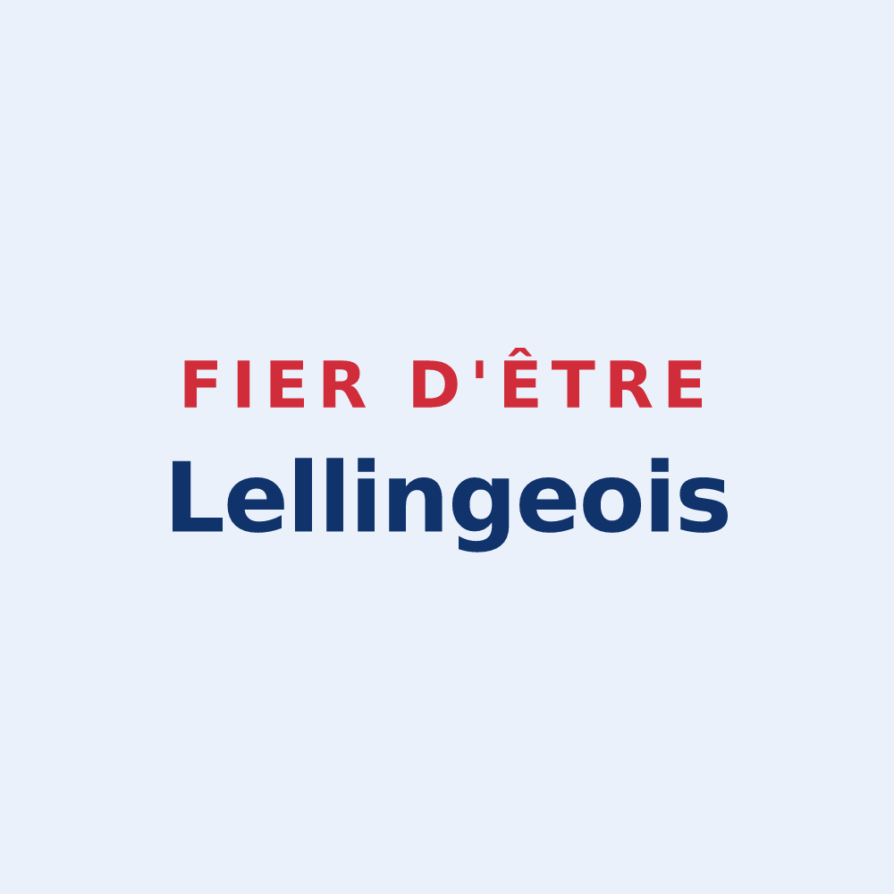 Sticker « Fier d'être Lellingeois » — design pour Lelling