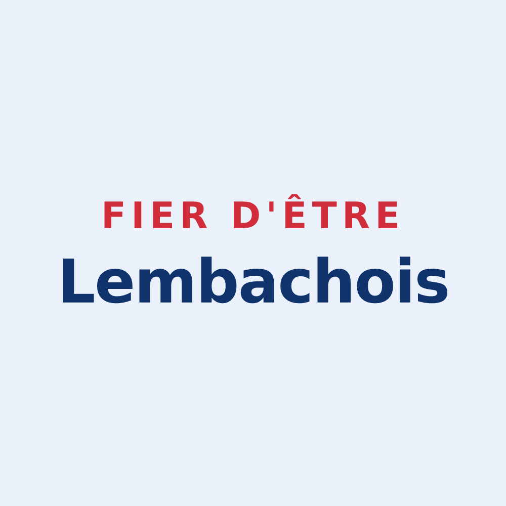 Sticker « Fier d'être Lembachois » — design pour Lembach