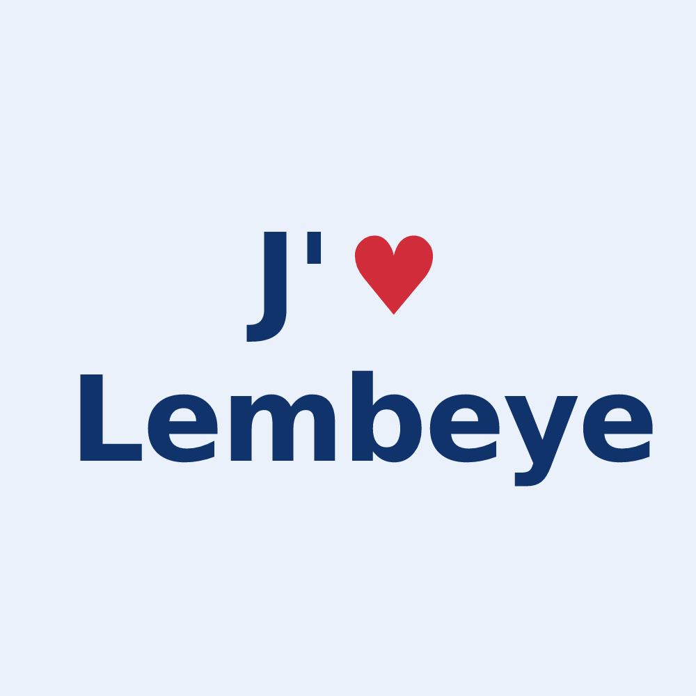 Sticker personnalisé Lembeye — design J'aime Lembeye