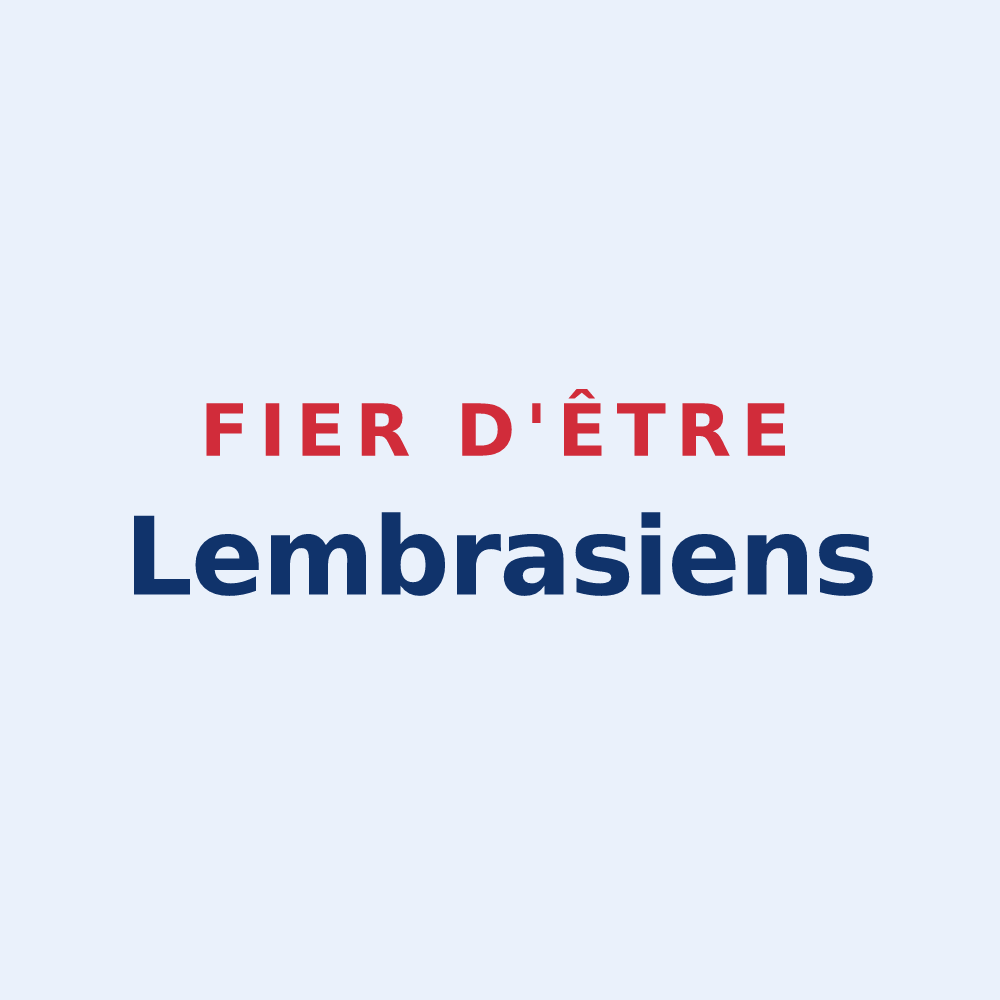 Sticker « Fier d'être Lembrasiens » — design pour Lembras