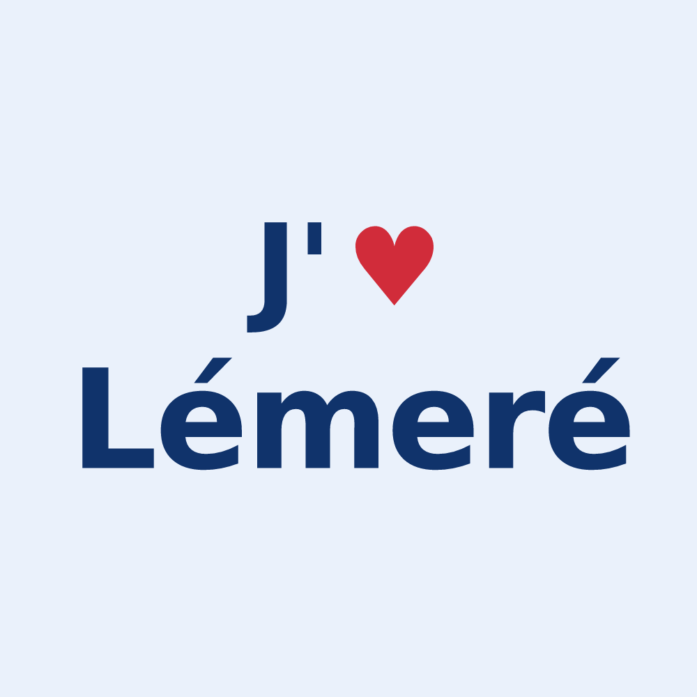 Sticker personnalisé Lémeré — design J'aime Lémeré