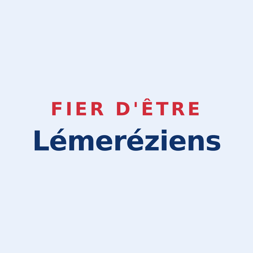 Sticker « Fier d'être Lémeréziens » — design pour Lémeré