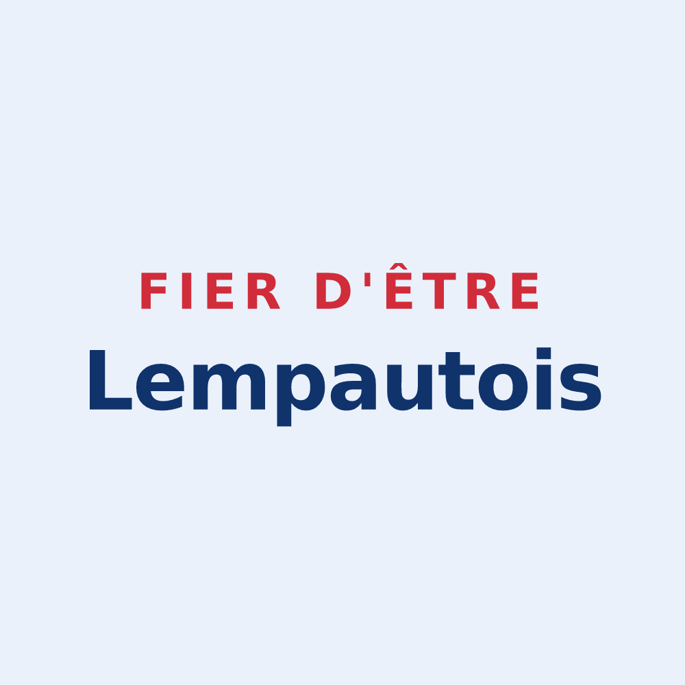 Sticker « Fier d'être Lempautois » — design pour Lempaut
