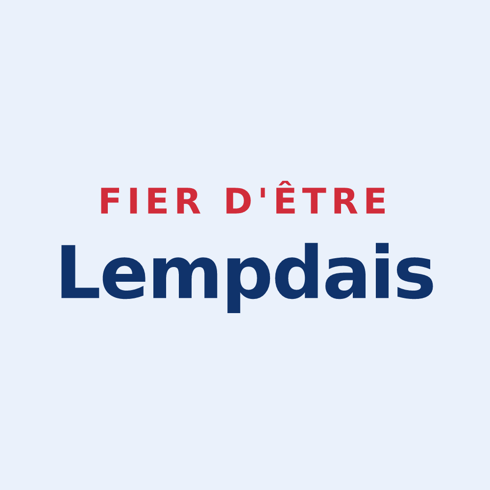 Sticker « Fier d'être Lempdais » — design pour Lempdes-sur-Allagnon