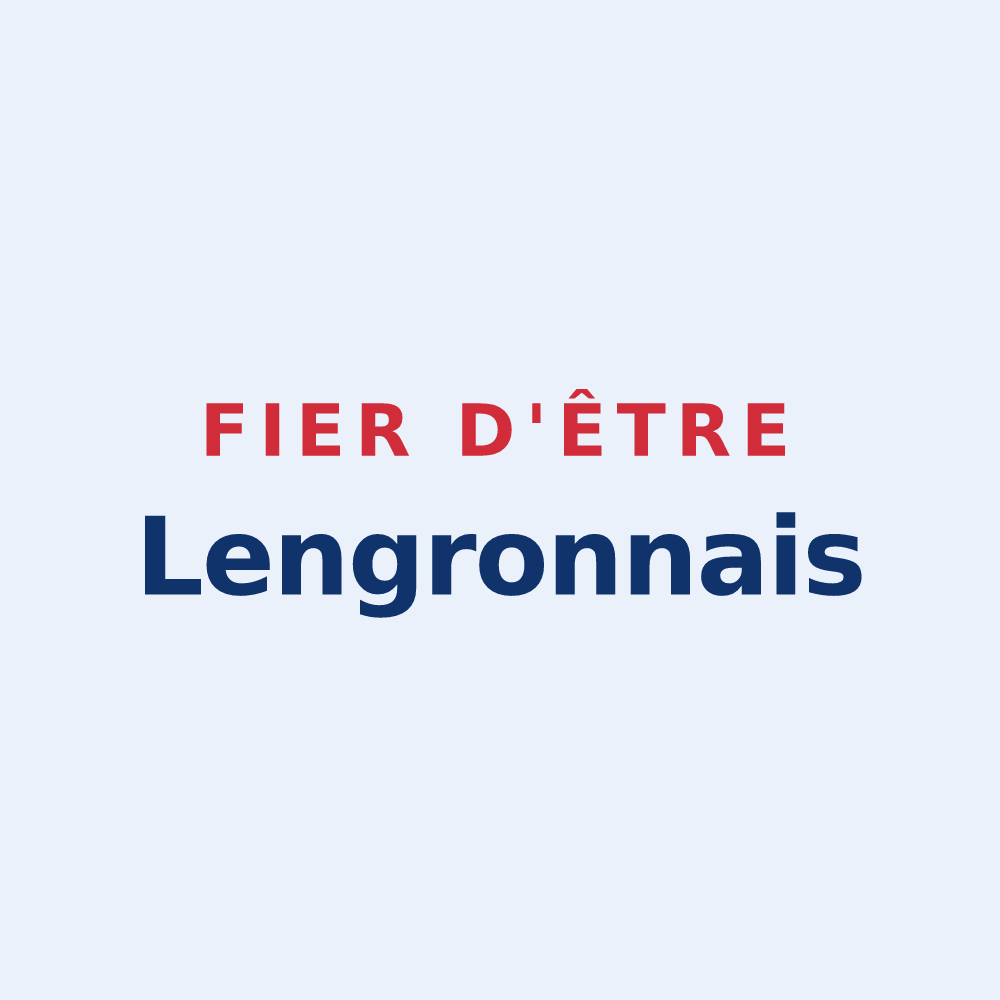 Sticker « Fier d'être Lengronnais » — design pour Lengronne