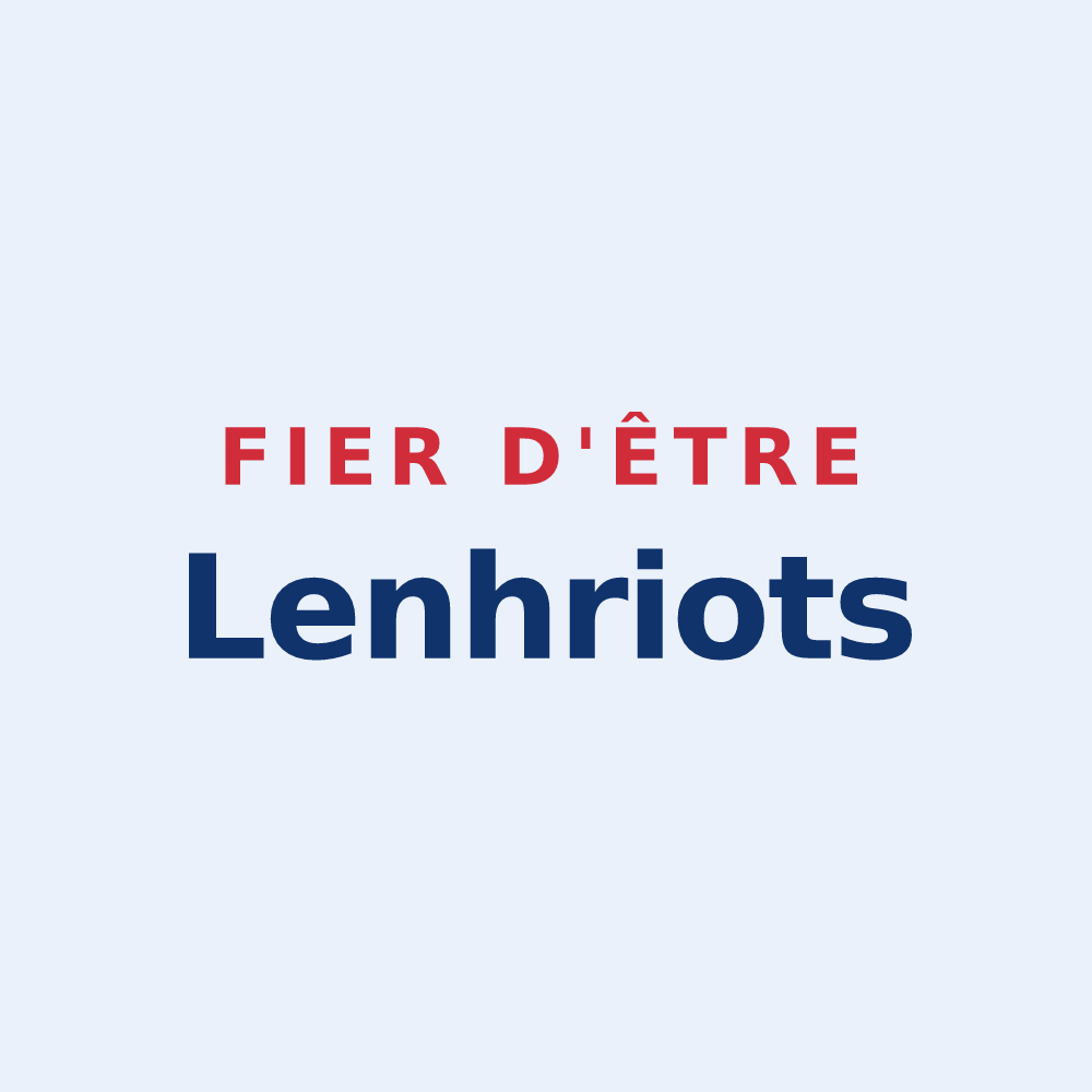 Sticker « Fier d'être Lenhriots » — design pour Lenharrée