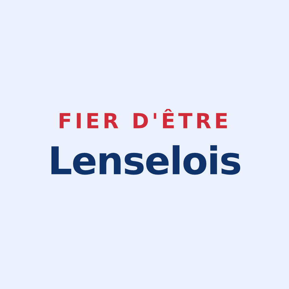 Sticker « Fier d'être Lenselois » — design pour Lens-Lestang