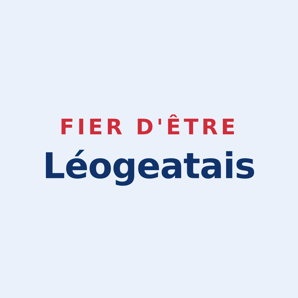 Sticker « Fier d'être Léogeatais » — design pour Léogeats