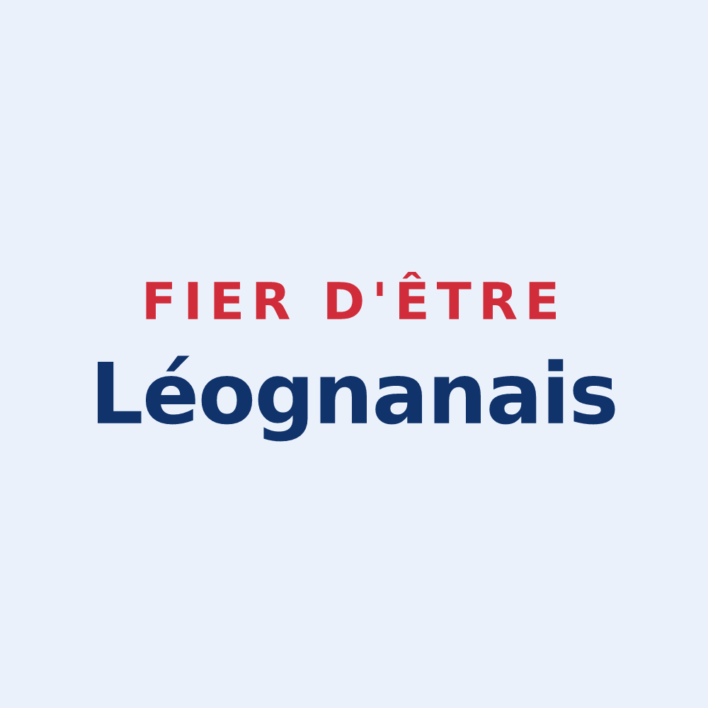 Sticker « Fier d'être Léognanais » — design pour Léognan