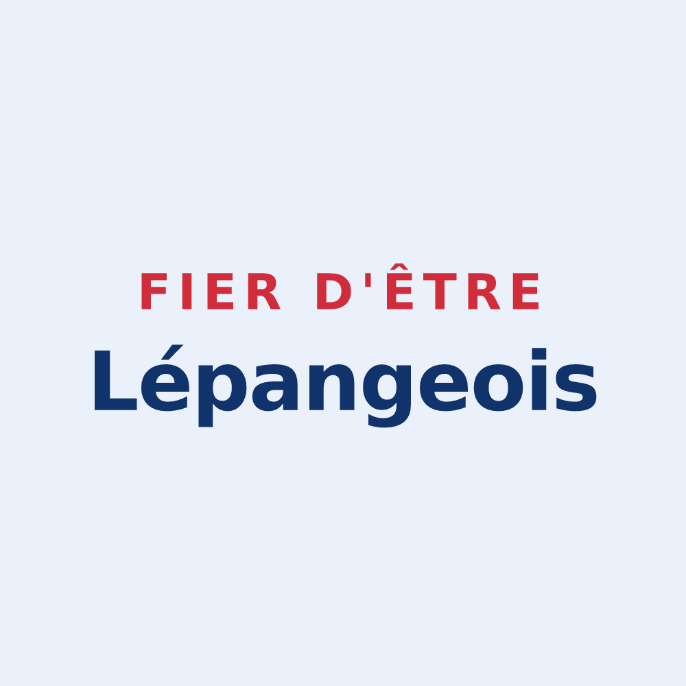 Sticker « Fier d'être Lépangeois » — design pour Lépanges-sur-Vologne
