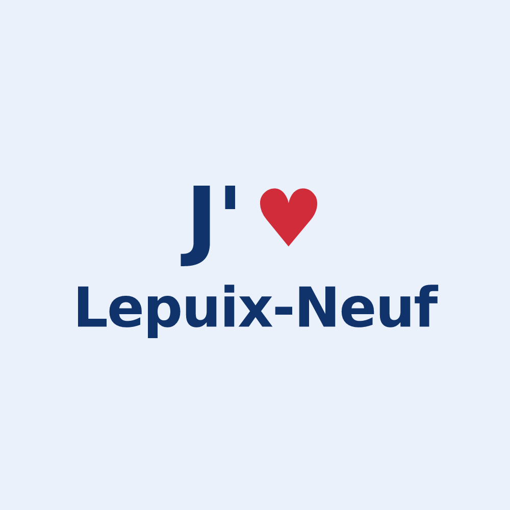 Sticker personnalisé Lepuix-Neuf — design J'aime Lepuix-Neuf