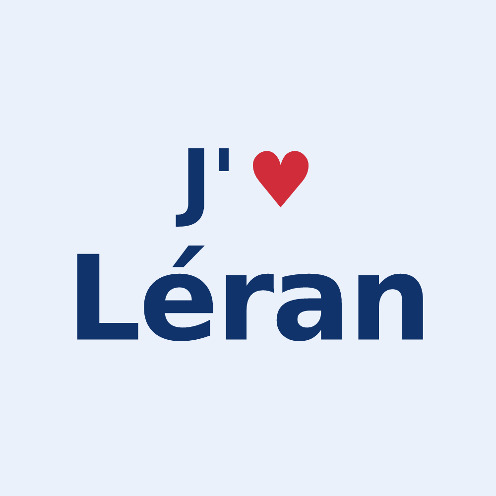 Sticker personnalisé Léran — design J'aime Léran