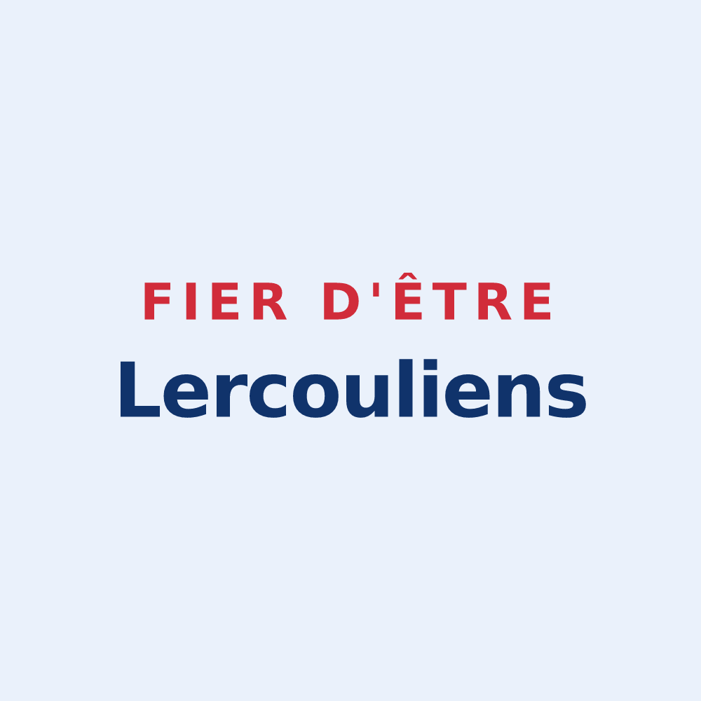 Sticker « Fier d'être Lercouliens » — design pour Lercoul
