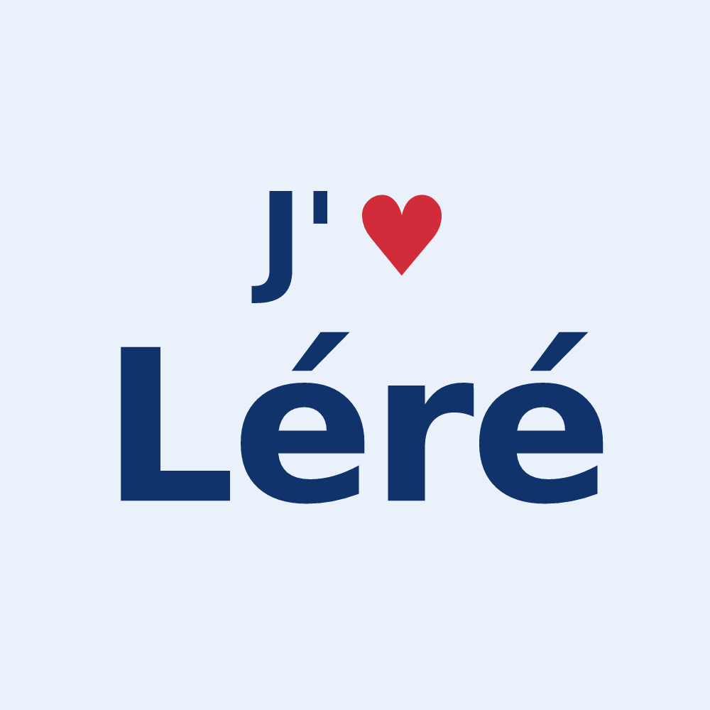Sticker personnalisé Léré — design J'aime Léré