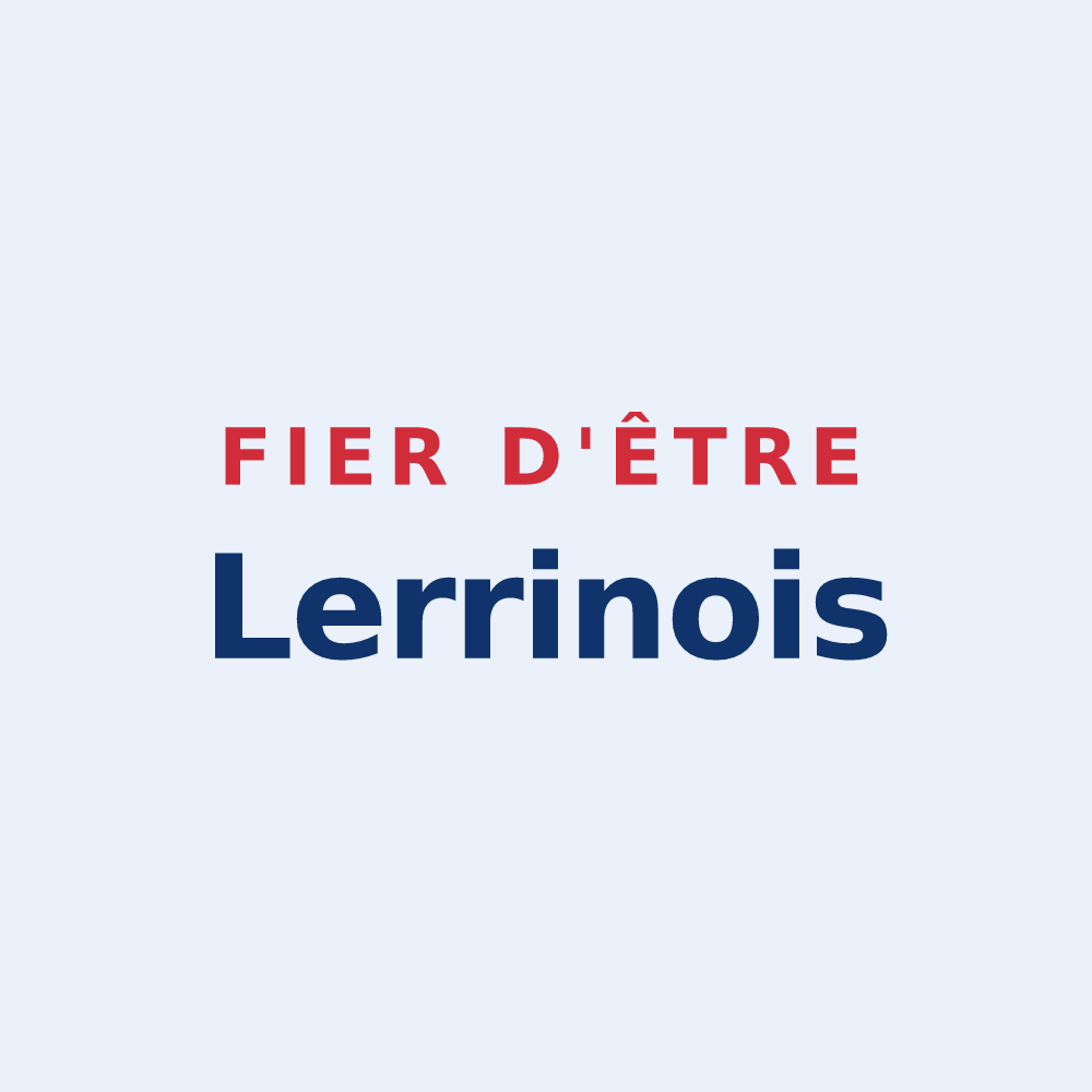 Sticker « Fier d'être Lerrinois » — design pour Lerrain