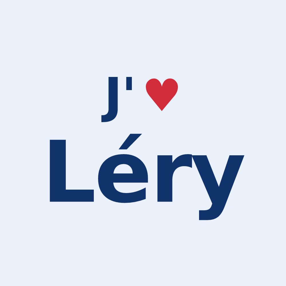 Sticker personnalisé Léry — design J'aime Léry