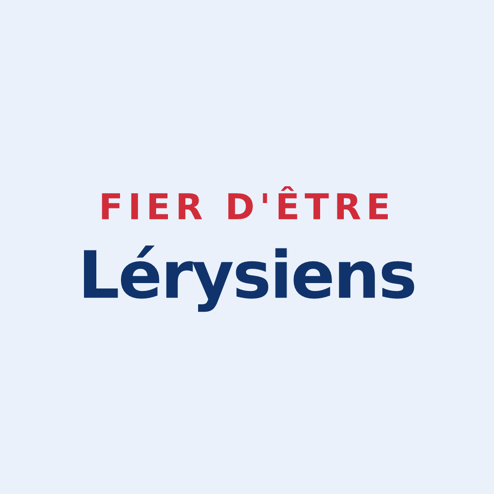 Sticker « Fier d'être Lérysiens » — design pour Léry